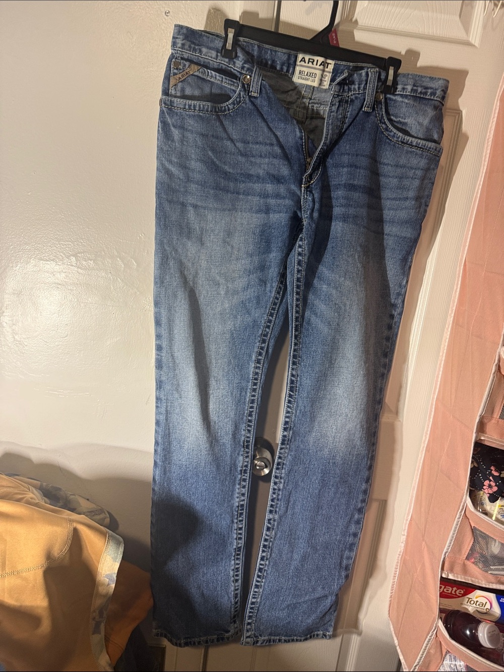Ariat Medium Blue Relaxed Straight Leg Jeans